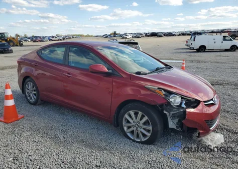 2015 Hyundai Elantra Se из США, поврежденный, VIN 5NPDH4AE0FH642709